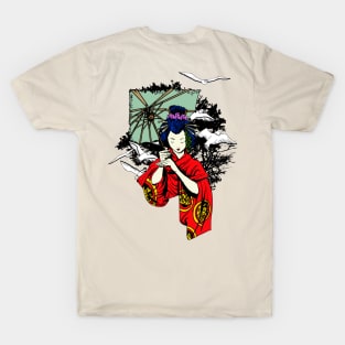 Geisha Holding An Umbrella T-Shirt